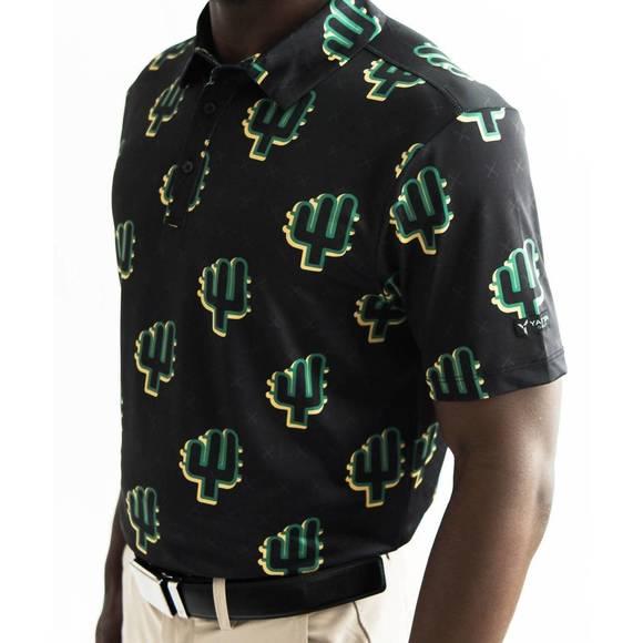 NEW YATTA GOLF people's polo in black - Picture 2 of 3